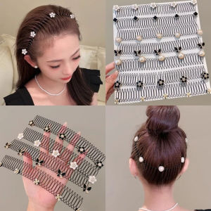 ZEO Invisible Broken Hair Clip Roll Curved Inserted Comb Women Broken Hair Sorting Hairpins