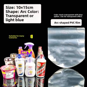 High-Quality round Head Heat Shrink Bag PVC Arc Shrink Bag Packaging Film Blister Pack Film Heat Shrink Film Cylinder Heat Film