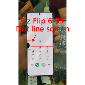 LCD Defect Black Spots Line For Samsung Z Flip 6 F741 F741B LCD Display Screen Display Touch Screen Digitizer Assembly PARTS