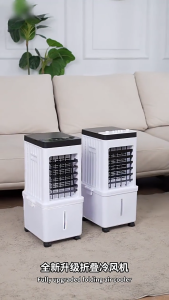 Evaporative Air Cooler with Remote Control / 4 Ice Boxes / 15L Water Tank 1-7 Hour Timer 3 Wind Speeds Portable Quiet Air Conditioners Fan Humidifier