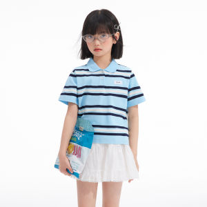 iplant | Áo Thun Polo Sọc Dành Cho Trẻ Em Cotton Pique