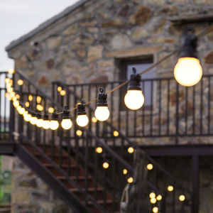 Solar Powered Outdoor String Lights Waterproof Decorative Lanterns Nordic Style Garden Courtyard Atmosphere Lighting Accessories