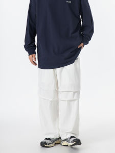 กางเกงทำงานทรงหลวมสไตล์ญี่ปุ่น Yoke Studio กางเกงขายาวทรงหลวมลำลองสำหรับผู้ชาย ทรงหลวม ฤดูใบไม้ร่วง ทรงหลวม ทรงหลวม