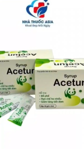 Syrup Acetun hộp 20 gói 10ml mỗi gói Giúp bổ phế hạn chế ho nhiều giảm tăng tiết đờm dãi giúp làm ấm đường hô hấp
