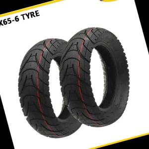 Universal 10 Inch 80/65-6 Pneumatic Tire for Inokim Kugoo M4 G1 and Zero 10X Electric Scooters