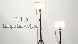 TNW 6/8inch Fill Light LED Video Panel Makeup LED With Tripod Stand Dimmable Photography 3300-5600K Lighting for Studio