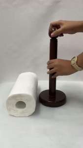 WOODEN TISSUE HOLDER