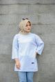 Kaos Wanita Oversized Lengan 7/8 LD 130 hijab Jumbo basic korean stlye  ukuran M,L,XL,XXL Baju Basic oversize katun combed 24s TEBALL. 