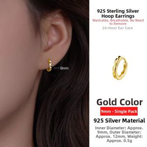 OUGUI | Sterling Silver Ice Chip Design Ear Jewelry