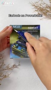 M10 Wireless Earbuds Bluetooth 5.1 TWS Earphones Full Touch Control Headphones Built-in Microphone Immersive Sound Quality Ensure Fast Stable & Auto Connection Smart LED Headset