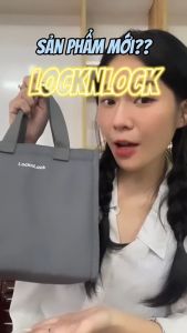 Bộ hộp cơm giữ nhiệt LocknLock Lunch Box LHC8052S02 Hàng chính hãng 3 hộp giữ nhiệt kèm túi và bộ muỗng đũa - JoyMall