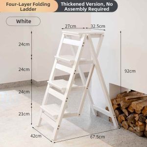 2 In 1 Multipurpose Folding Stool Ladder 3 Steps