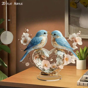 1PC Chim Dễ Thương 2D Flat Để Bàn Trang Trí Đa Năng Trang Trí Bàn Làm Việc Cho Văn Phòng Phòng Ngủ Phòng Khách Lựa Chọn Quà Tặng Lý Tưởng Hình Tượng Thu Nhỏ