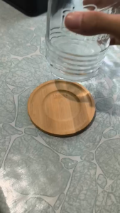 Bamboo Coasters - Simple Elegance Round Natural Material Easy to Use Table Protection
