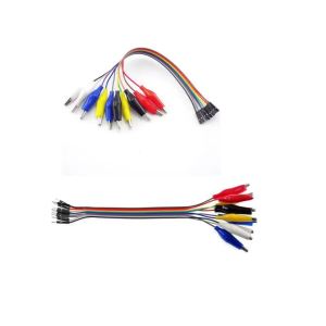 Aideepen | Dây Nối Đầu Nối Cá Sấu 10 Chân Hai Đầu 20MM/30MM Đầu Nối Đực/cái Dây Dẫn Thử Nghiệm Dây Nối Cho Kết Nối DIY