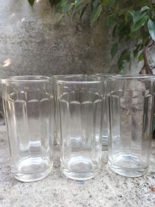 6pcs gelas just ukuran 320ml/gelas kaca super tebal