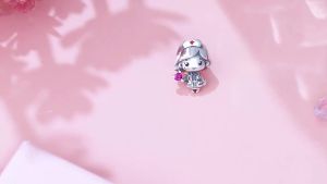 Orstarry S925 Sterling Silver Charm Character Profile Cute Girl Bead Fit Original Bracelet Necklace DIY Jewelry Making Gift