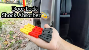 Car Door Shock Absorber Silicone Rubber Pad Shock Absorbing Door Lock Protector Cover | Pelindung Kunci Pintu Kereta | 门锁缓冲套