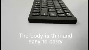 Mini Folding Keyboard Wireless Bluetooth Foldable Rechargeable Portable Office Keyboard