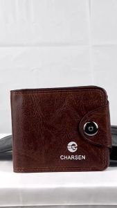 Dompet Lipat Pria Bahan Kulit Premium CHARSEN / Dompet Pria model lipat - F-008-4