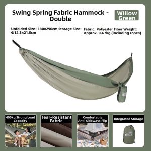 Mobi Garden | Roll-Over Prevention Double & Single Person Portable Hammock