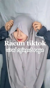 Jilbab Bergo Malay Jersey | Bergo Malay Jersey Premium | Bergo Hamidah Non Pet Jersey XL By Afifah Collection