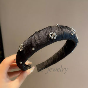 Crown Kẹp Tóc Ren Hoa Pha Lê Dongdaemun Cao Cấp Cho Nữ Thời Trang Kẹp Tóc Đi Ngoài Trời Đa Năng Phong Cách Hàn Quốc Kẹp Tóc