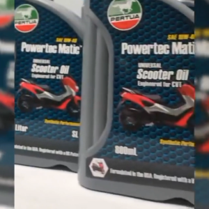 Pertua Scooter Oil 1L/800ml 10W-40 Powertec Matic Engine Oil for Scooters