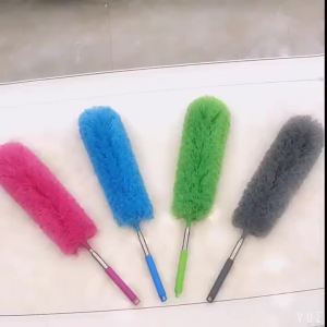 Microfiber Dust Brush Retractable Stainless Steel Long Handle Car Household Cleaning Tools Dusting Brush