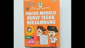 Buku Aktivitas Anak Pintar Menulis Huruf Tegak Bersambung (Full Color)