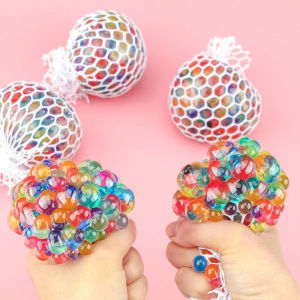 Wonderful Toys Grape Squishy Ball Toys Mesh Squeeze Ball Stress Reliever Toys Pop It Ball Fidget Toys Stress Ball for Adults Kids