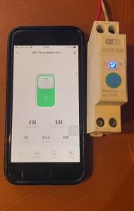 Cầu Dao aptomat Điều Khiển Từ Xa Wifi 63A 1P đo điện năng tiêu thụ bả vệ an toàn điện