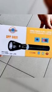 Sonia Power Plus Rechargeable LED Flashlight SPP0031 Lampu Suluh Japan Torchlight Super Bright Torch Portable Torchlight