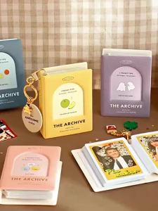 ร้านอยู่กทม.อัลบั้มรูปภาพโพลารอยด์ 3นิ้ว ใส่ได้40ใบ สมุดใส่การ์ด แฟมใส่รูป สําหรับเก็บสะสมการ์ดนักเรียน