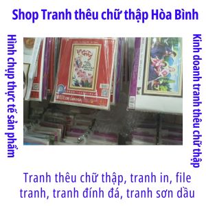 Tranh thêu chữ thập Phú Quý Cát Tường LV343