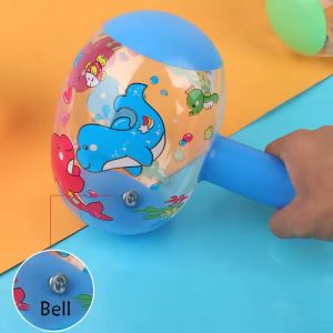 3pcs Cartoon Animal 3D Inflatable Hammer with Bell Summer Beach Childrens Birthday Party Toy Pinata Fillers Goodie Bag