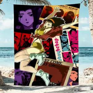 Anime C-Cowboy Bebop Flags Ideal for wall decor in living rooms homes dorms parties gifting.