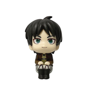 Bandai | Attack on Titan Figure 1-2pcs Eren Jaeger & Captain Levi PVC Figure Action Model Collectible Figure Toys Decorative Ornaments