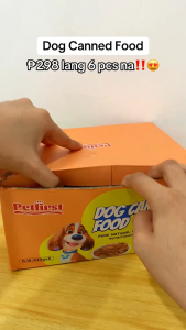 430g Wet Dog Food 6 Cans Dog Canned Food with Box Natural Can for Puppy and adult Nutritious Pet Dog Canned Food