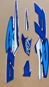 Striping Stiker Yamaha F1ZR Putih Biru Stiker List Body