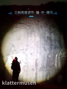 Outdoor Hiking Super Bright Headlamp 6000LM Powerful Large Battery Rechargeable Waterproof Zoomable SmilingShark Brand