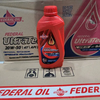 Oli Oil Mesin Federal Ultratec Ultra Tec Bebek Sport 4T 0.8L 1 dus x 24 perdus