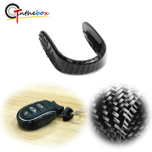 Carbon Fiber Car Styling Alloy Key Case Cover Key Chain Union Jack For Mini Cooper S JCW F54 F55 F56 F57 F60 Clubman Countryman