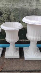 กระถางพลาสติก * โรมันปลูกต้นไม้ * จัดดอกไม้ปลอมถอด * 3 ส่วน