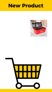 Maxbuilt 40cm Tools Box Kotak Perkakas Plastik Merah Hitam Maxb Praktis Dibawa Handle Ergonomis