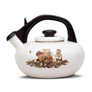 Ấm Đun Gốm Tráng Men Cao Cấp Nhật Bản Fujihoro [Hoa Văn Gấu] 2.8L