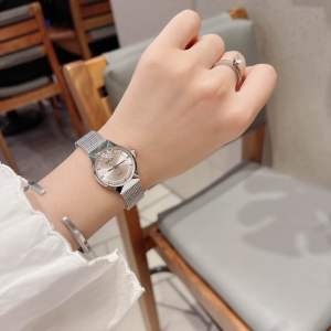 Đồng hồ nữ Halei ah554 dây lưới lụa cao cấp thiết kế hot trend hợp thời trang trẻ