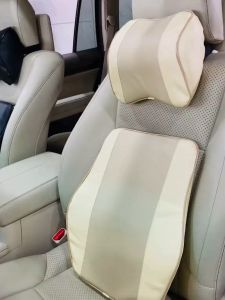 Gối Tựa đầu Tựa Lưng Ô Tô Cao Su Non Bọc Da Cao Cấp Gối Tựa Đầu Dùng Cho Xe Ô Tô Ghế Văn Phòng Tài xê đường dài du lịch