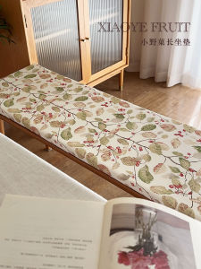 Đệm Ghế Dài in Họa Tiết Thực Vật Kiểu Mỹ Đệm Ghế Gỗ Chân Đế Đệm Ghế Đế Giày Đệm Cửa Sổ Đệm Ghế Đệm Ghế Sofa Đệm Ghế