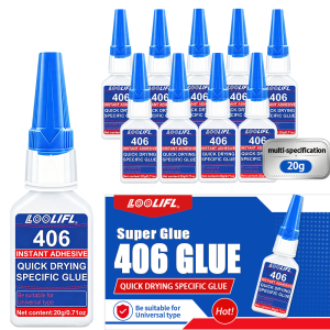 Fast Curing Super Glue Multi Purpose Instant Strong Bond For Repair Shoe Fixing DIY Craft Home Decor Party Decoration Adhesive